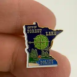 City Of Forest Lake Minnesota Police Lapel Hat Pin