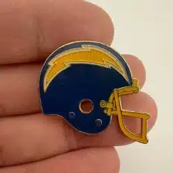 Vintage 1985 San Diego Chargers Helmet Lapel Hat Pin by Peter David