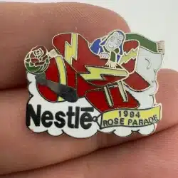 1994 Rose Parade Pin with Airplane and pilot - Nestle Sponsor