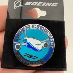 The Boeing Company 787 Dreamliner Lapel Hat Pin