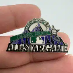 1998 MLB All-Star Game Colorado Rockies Souvenir Pin by Peter David