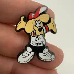 Scruff McGruff The Crime Dog - Take A Bite Out Of Crime Plastic Pin