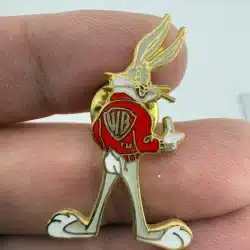 WB Warner Brother Bugs Bunny Lapel Hat Pin - Red Jacket - Pinnacle Designs 1995?