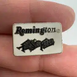 Remington First In The Field Lapel Hat Pin - *corrosion / age*