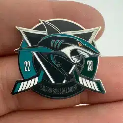 San Jose Sharks Sharks365 Member Lapel Hat Pin 2022-2023