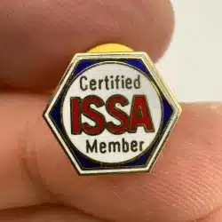 Certified ISSA Member Pin - Cleaning Trade Association Pin