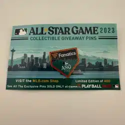 2023 MLB ASG All Star Game Fanatics Pin On Card - LE 400