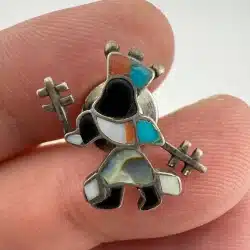 Zuni Indian Kachina Tie Tack Pin - OBO