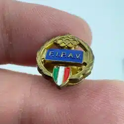 FIPAV Olympic Volleyball Lapel Hat Pin - Italy - *read full description*