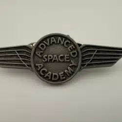 Advanced Space Academy Wings Badge - Dual Clasp