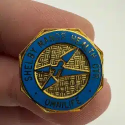 Shelby Manor Health Center Omnilife Lapel Hat Pin - Shelbyville, Kentucky