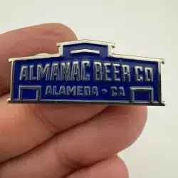 Almanac Beer Company Alameda California Lapel Hat Pin *minor damage*