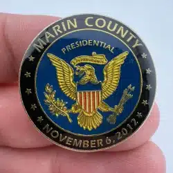 2012 Marin County California Presidential Election Pin *read full description*