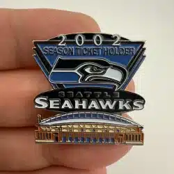 2002 Seattle Seahawks Season Ticket Holder Pin by Peter David