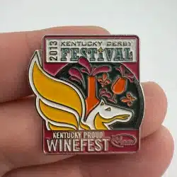 2013 Kentucky Derby Festival Metal Enamel Pin - Kentucky Proud Winefest