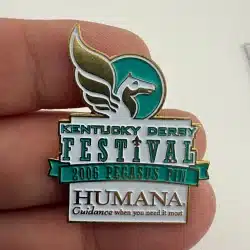 2006 Kentucky Derby Festival Pegasus Enamel Metal Pin - Humana