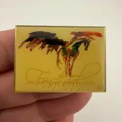 2012 Kentucky Derby Festival Enamel Pin - Artistic Horse