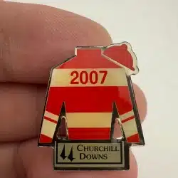 2007 Churchill Downs Jockey Silks Enamel Metal Pin