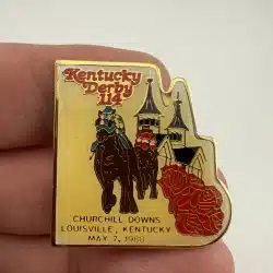 Kentucky Derby 114 Churchill Downs Enamel Metal Lapel Pin