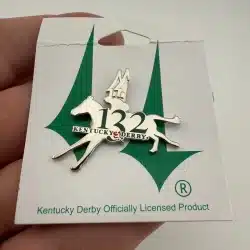 132nd Kentucky Derby Lapel Hat Pin
