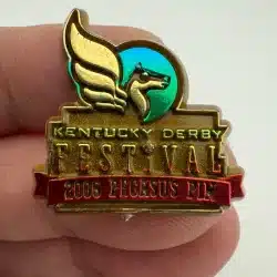 2006 Kentucky Derby Festival Pegasus Pin - Gold Return Exchange