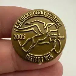 2005 Kentucky Derby Festival Gold Instant Winner Pin