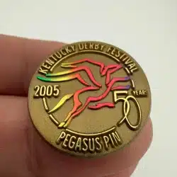 2005 Kentucky Derby Festival Pegasus Pin - Gold Return Exchange