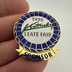 1998 Kentucky State Fair Sponsor Enamel Lapel Hat Pin - Rare