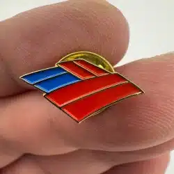BOA Bank of America Logo Enamel Lapel Hat Pin *tiny size - see photos*