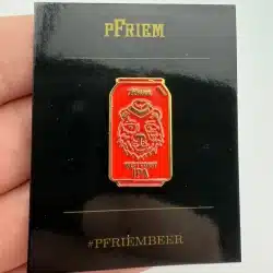 pFriem West Coast IPA Beer Can Lapel Hat Pin