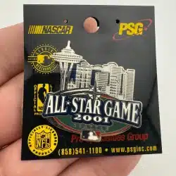 2001 All-Star Game Seattle Metal Pin by PSG with Space Needle & Skyline