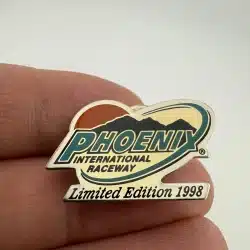 PHOENIX INTERNATIONAL RACEWAY LIMITED EDITION 1998 PIN *YELLOWING*