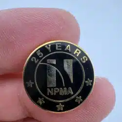 NPMA National Property Management Association 25 Years Anniversary Pin *scuffed*