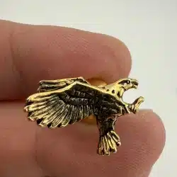 Flying Soaring Eagle Tie Tack Pin - 3D