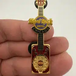 Hard Rock Hotel Chicago Illinois Guitar Pin - LE 300