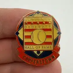 National Baseball Hall Of Fame Coopertown Lapel Hat Pin