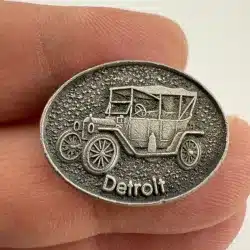 Unique Detroit Automobile Lapel Hat Pin