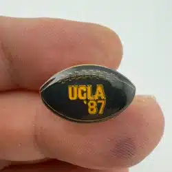 1987 UCLA Bruins Football Shaped Lapel Hat Pin *Tiny Pin*