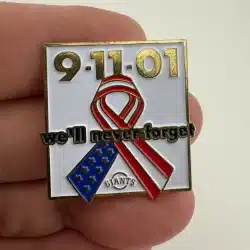 San Francisco Giants 9-11-01 We'll Never Forget Lapel Hat Pin