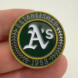 Oakland A's Athletics Established 1968 Lapel Hat Pin by WinCraft