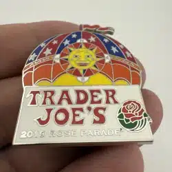 Alternative view of 2019 Trader Joe's Rose Parade Lapel Pin - Last One