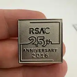 RSAC 25th Anniversary 2016 Lapel Hat Pin - Cybersecurity?