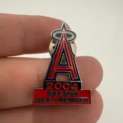 Anaheim Angels 2004 Season Seat Member Lapel Hat Pin