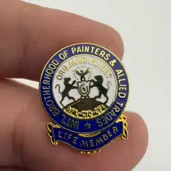 International Brotherhood of Painters & Allied Trades Life Member Tie Tack Pin
