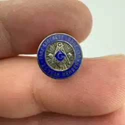 Park Crockett Lodge 139 Pin - 25 Year Member - Sterling