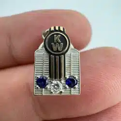 KENWORTH Truck Company Employee Service Award Tie Tack Pin - 10K, 2.09g