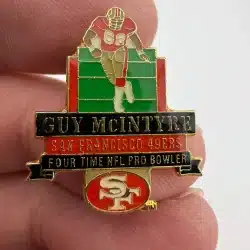 San Francisco 49ers Guy McIntyre Lapel Hat Pin