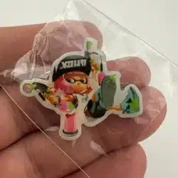 Nintendo Splatoon 2 Switch Inkling Girl Lapel Hat Pin