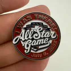 MLB All Star Game July 9, 2002 I Was There Lapel Hat Pin