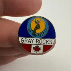 Gray Rocks Ski Resort Quebec Canada Go For It Ski Pin
